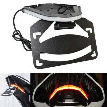 

LED Light Integrated Taillight Turn Signals Tail Tidy Fender Eliminator License Plate Bracket Kit For BMW S1000RR 2019 2020 2021