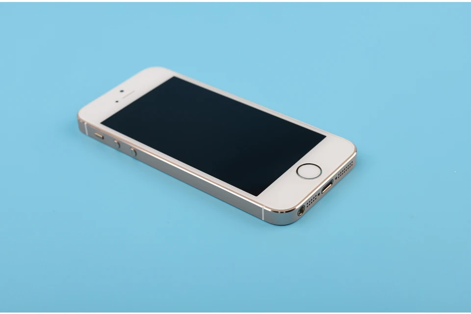 Разблокированный смартфон APPLE iPhone 5S, 4,0 дюймов, A7, 8 Мп, МП, двойная камера, Wi-Fi, Bluetooth, 16 ГБ/32 ГБ/64 ГБ rom, отпечаток пальца, LTE телефон