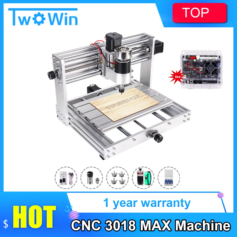 CNC 3018PRO Max Machine Router GRBL Control Wood/PCB/PVC Laser Engraving Milling Business