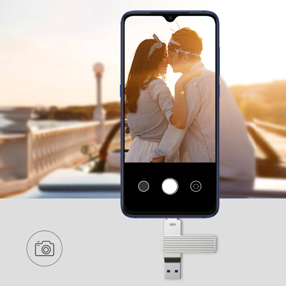 Xiaomi Jessis U диск 32 Гб 64 Гб 128 ГБ рекордер тип-c двойной USB флеш-накопитель OTG USB 3,1 USB флешка для телефона планшета ПК MAC