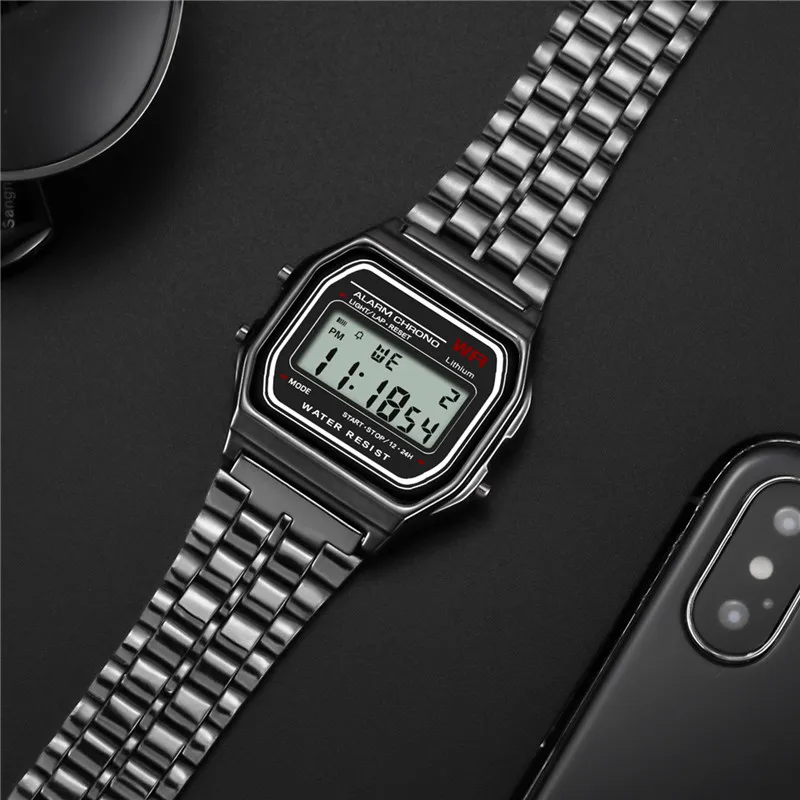 SYNOKE Мужские Цифровые золотые часы led спортивные часы orologio uomo digitale zegarek sportowy kol saati рождественские подарки