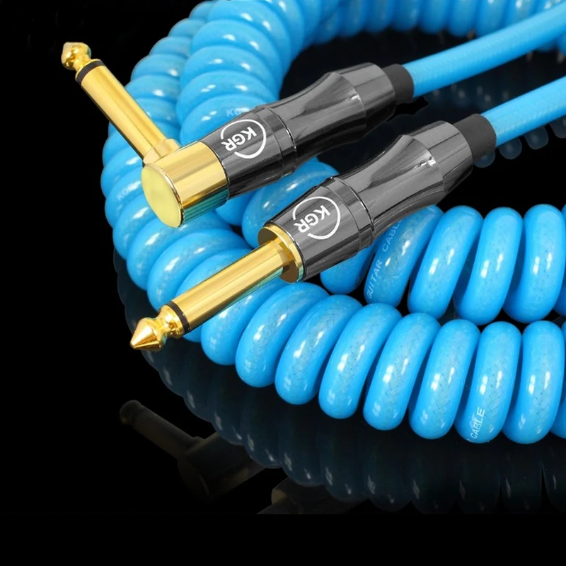 Extensão de Cabo de Fio de Guitarra Efeito de Mola Baixo Ruído Linhas Telefônicas - Image 2