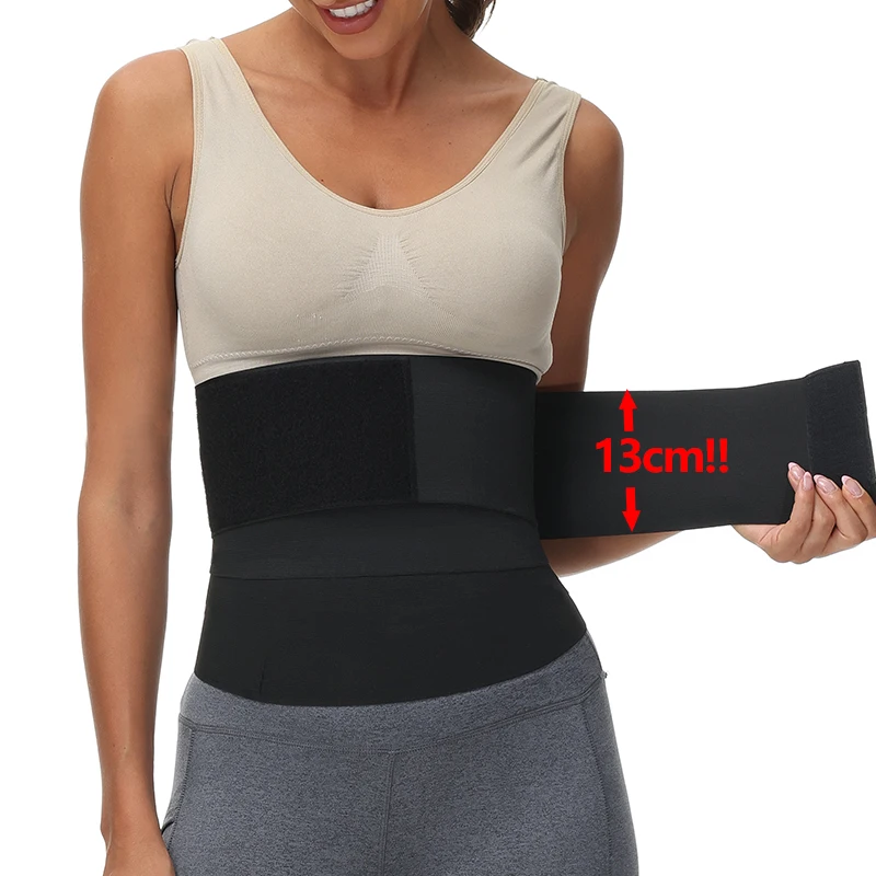 Long Torso Bandage Wrap Snatch-Me-Up Tummy Control Waist Trainer Body Shaper Lumbar Support Compressive Band Belt Trimmer Sheath honeylove shapewear