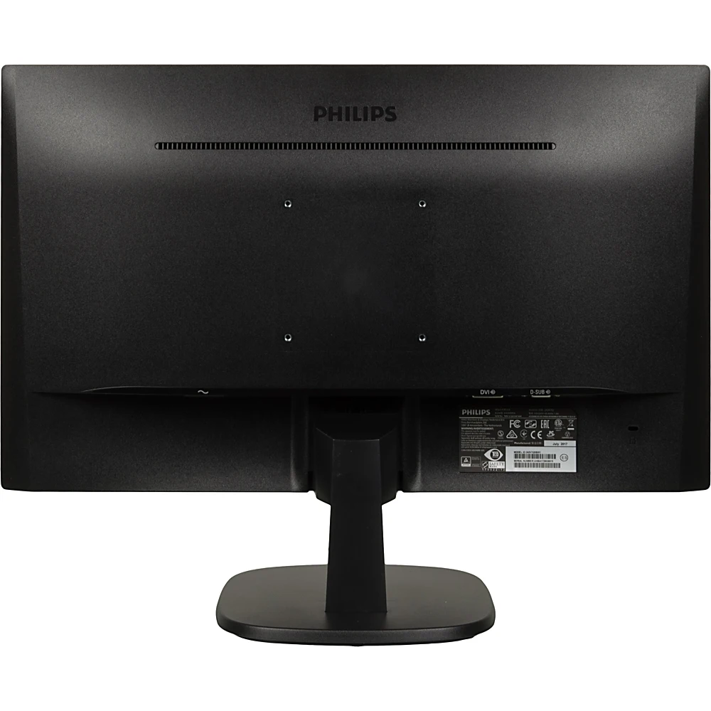 Монитор PHILIPS 243V7QSB(00/01) 23.8", черный