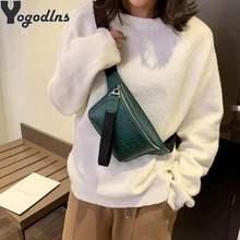 Под крокодиловую кожу поясные сумки Дамская поясная сумка для женщин Инс диско сумка кошелек небольшой путешествия бедра Грудь пакет бум