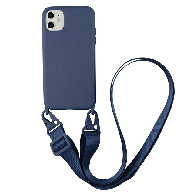 Strap Cord Chain Phone Case for iPhone 13 11 12 Pro MAX  XSMax XR X XS 6S 6 7 8 Plus  SE2020 Necklace Lanyard hang String