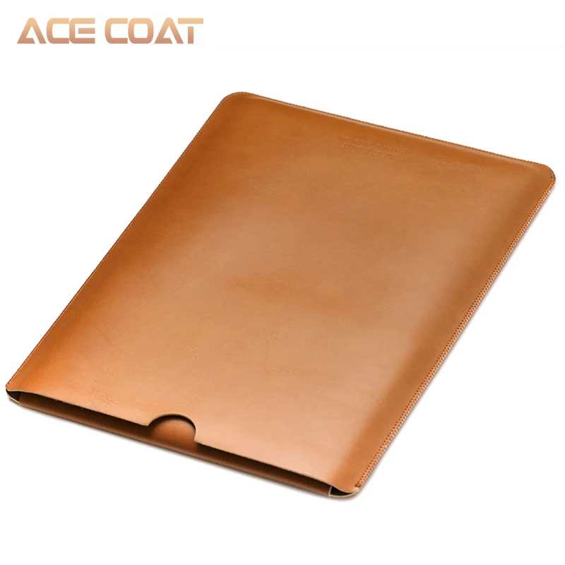 Günstig ACECOAT Mikrofaser PU leder Sleeve Schutz taschen Für Macbook Air Pro Retina13 12 15 16 laptop sleeve Für macbook pro 16 fall