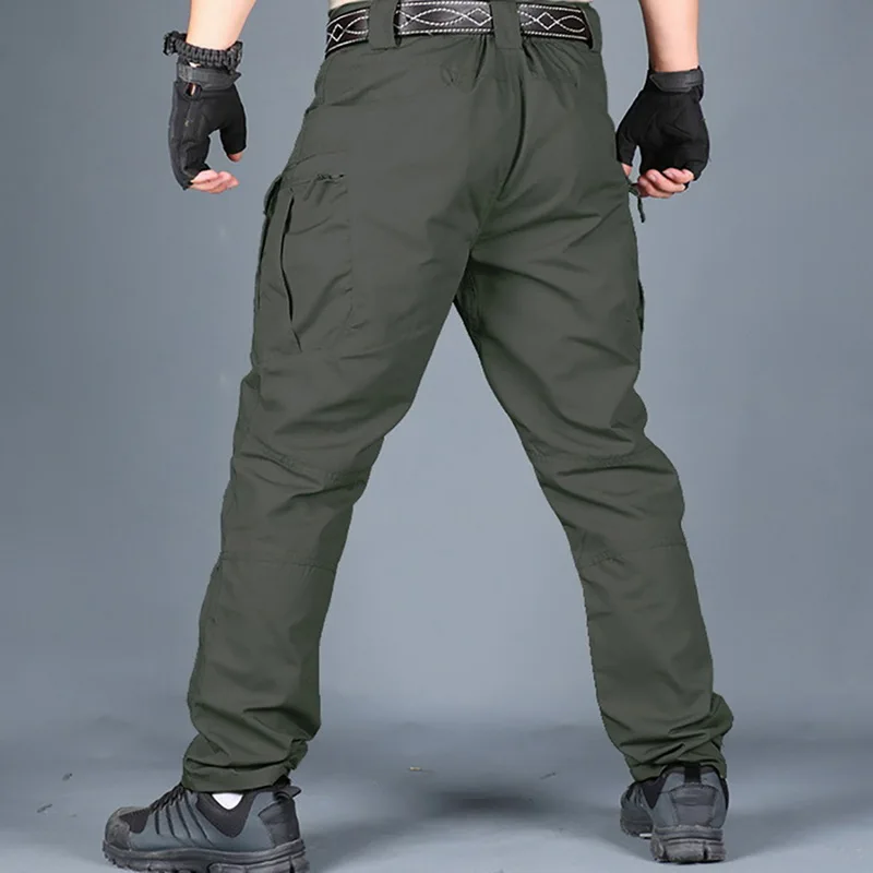 Мужские тактические брюки осенние повседневные легкие водостойкие походные брюки уличные Ридж карго пот брюки длинные мужские брюки