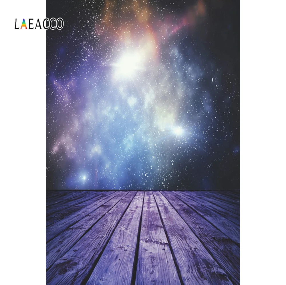 

Laeacco Light Bokeh Dreamlike Starry Wooden Floor Photography Backgrounds Custom Photographic Backdrops Props For Photo Studio