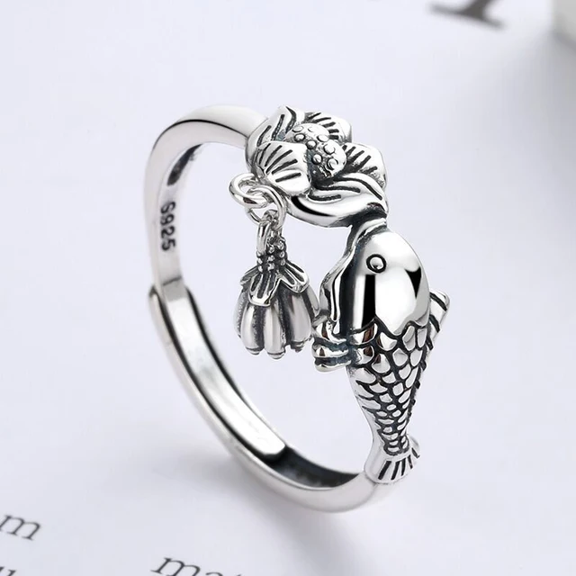 Silver Color Party Rings for Women Couples