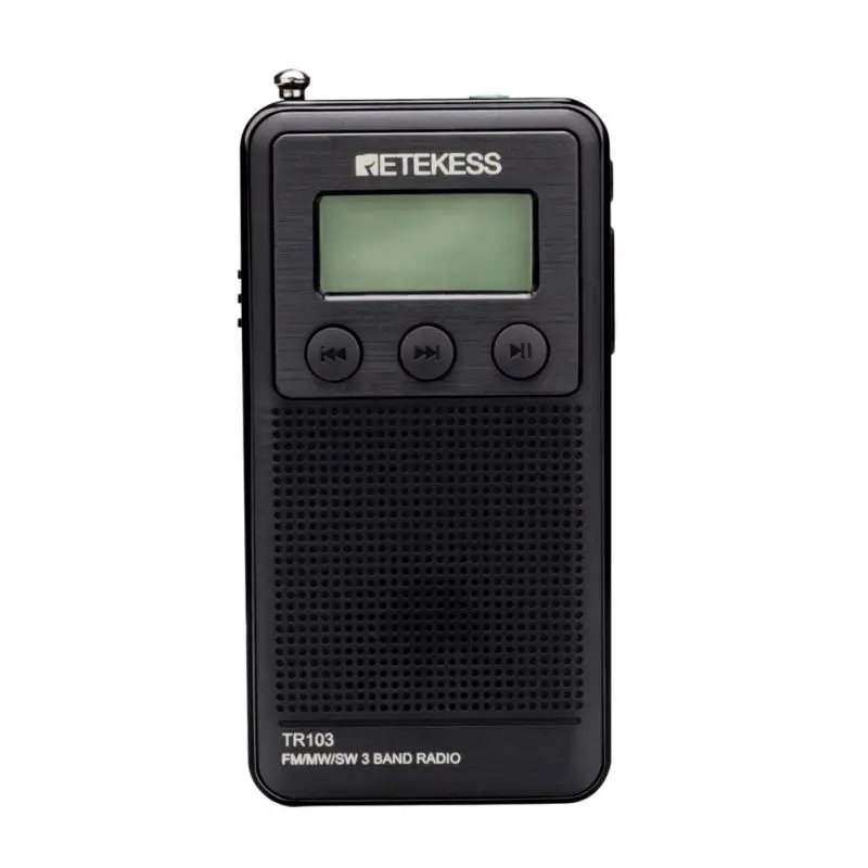 Мини FM/MW/SW персональное карманное радио цифровой тон настройки MP3-плеер Поддержка tf-карты