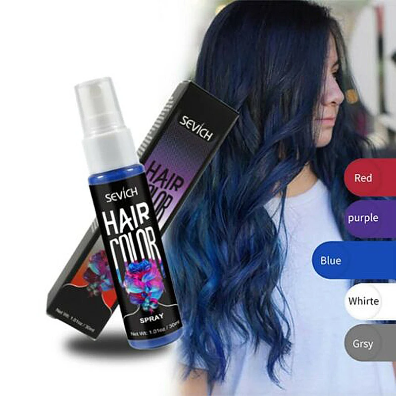 5 Color Liquid Spray Temporary Hair Dye Unisex Use At Gathering Cosplay Parties Events TSLM1 | Красота и здоровье