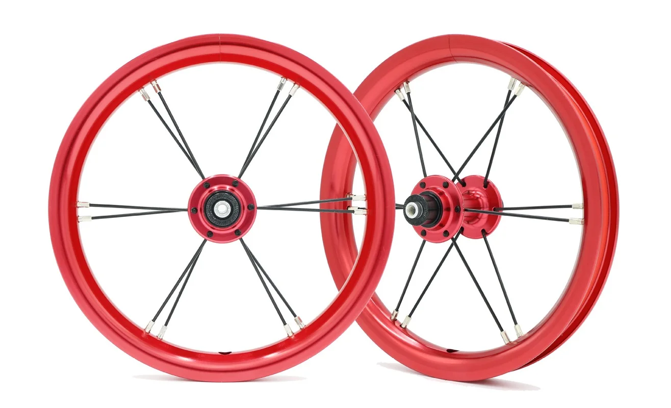

Aluminum Wheelset Super Light 12 Inch AL6061for Kids Balance Bike Colorful Aluminum Alloy Wheelset for Kokua 85mm Bicycle Part