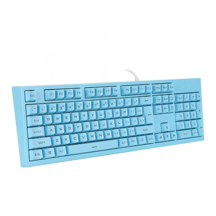 K616 104 Keys Wired Ergonomic Backlight Gaming Keyboard with PBT Keycaps for Game Office for PC Laptop Computer