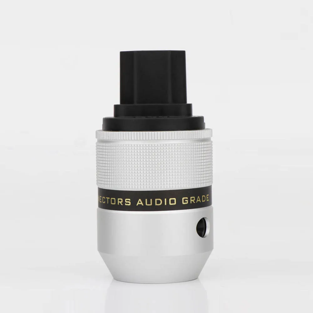 P083R Hifi Audio Aluminium Rhodiniert US Power Stecker Stecker + IEC Buchse Stecker für HIFI – Detail 3