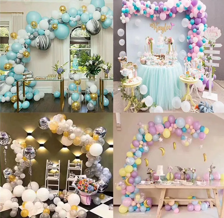 Ballons Accessories Balloon Holder Stand Balloon Wedding Birthday Party Decorations Arch Chain Sealing Clip Glue Dot Babyshower