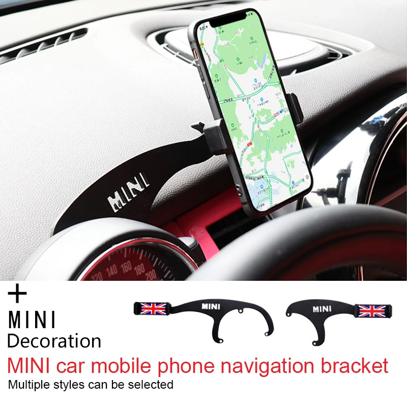 Car Mobile Phone GPS Holder Bracket Decorations for Mini Cooper S  ONE CountrymanR56 R55 R60 R57 R61 Accessories Car Styling custom decals for trucks