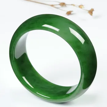

Hetian Jade Bracelet Women's Jade Bracelet a Genuine With Certificate Jade Bracelet