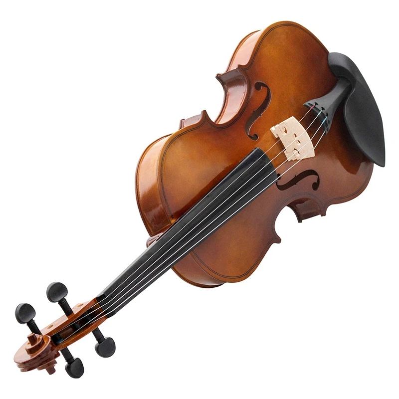 4/4 Full Size Acoustic Violin Vintage Glossy Painting Fiddle Wood with Violin Case Bow Rosin Strings Shoulder Rest