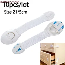 Protection des serrures pour les enfants avec système de verrouillage,lot de 10 pièces de système de sécurité en plastique pour les portes, 