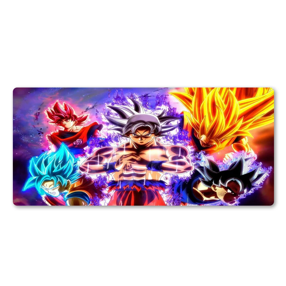 Коврик для мыши Dragon Ball, супер классный игровой коврик Wukong King Dragon, компьютерная клавиатура, настольные коврики, анимационная игра, компьютерный коврик для мыши