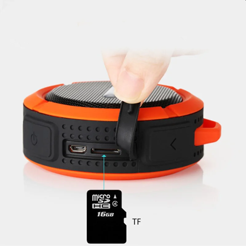 Мини аудио водонепроницаемый bluetooth динамик поддержка TF Мультфильм с мобильной