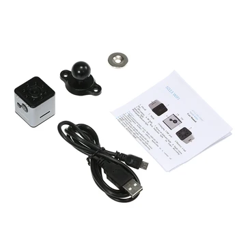 

Hot Quelima SQ13 Mini 1080P FHD Car DVR Camera Support App Control Via WIFI,Black