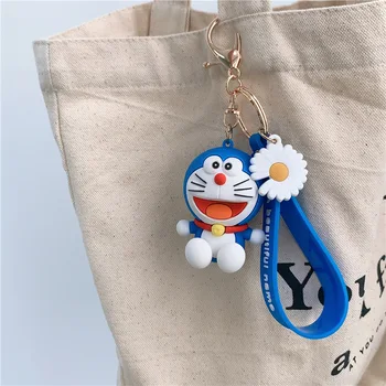 

Hot Cartoon Doraemon Keychains Creative Anime Cat Doraemon Key Chain Pendant For Children Bag Keyring Gifts Lovers Bag Pendant