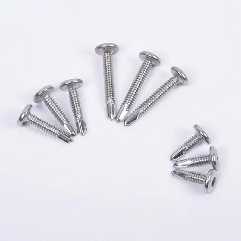 

100Pcs/set M5.5 16mm 19mm 25mm Stainless Steel 401 Hexagonal Countersunk Screw Flat Head Screw Bolt Household Tool