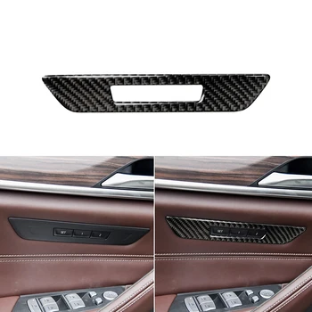 

Car Carbon Fiber Internal Seat Memory Button Panel Cover Trim for BMW 5 Series G38 528Li 530Li 540Li 2018