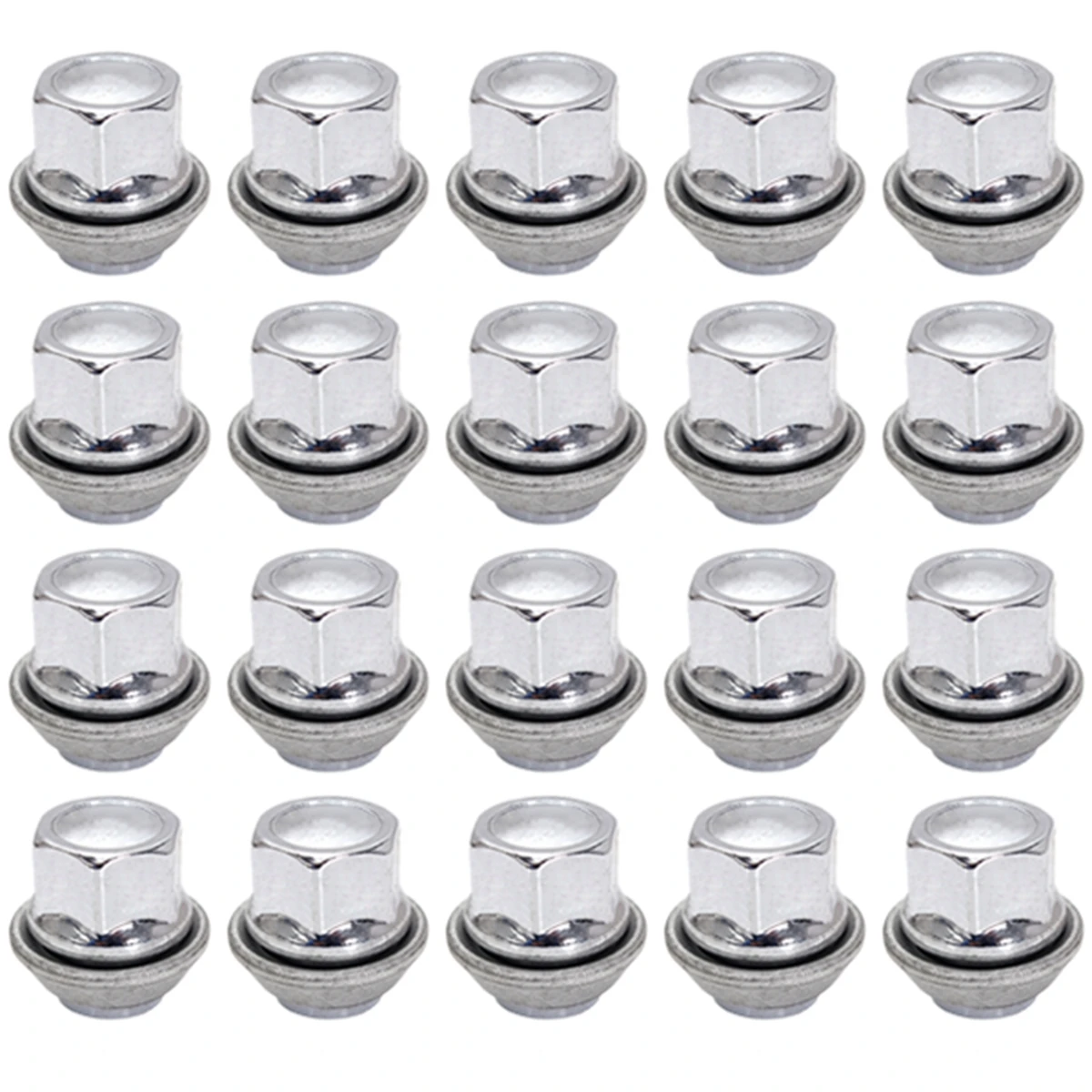 20Pcs M12x1.5 REPLACEMENT WHEEL NUTS ALLOY 19MM FOR FORD for C MAX