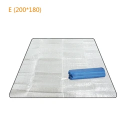 69HD 1pc Camping Mat Tent Mattress Waterproof Aluminum Foil Foldable EVA Picnic Beach Pad