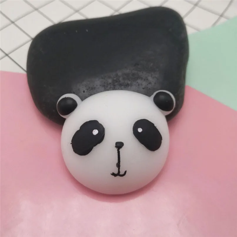 Милые мягкие мини-маленькие Mochi мягкие панды сжимают Исцеляющие забавные детские Kawaii игрушки снятие стресса Декор игрушка подарок кулон 40D05