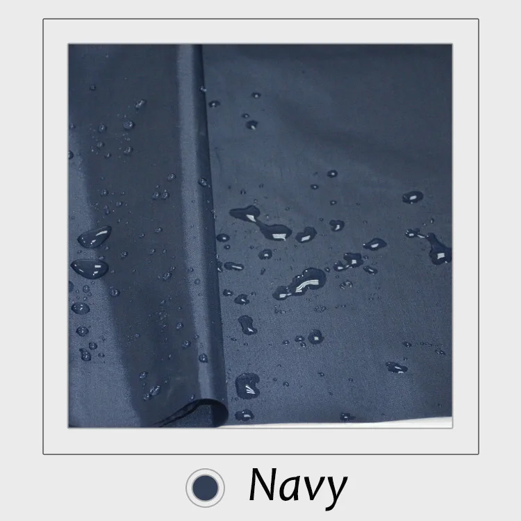 50 см* 150 см полиэстер водонепроницаемый прочная ткань PU покрытие для зонта кайт овсянка одежды ручной работы DIY - Цвет: Navy