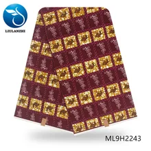 LIULANZHI хлопок tissu Анкара ткань 6 ярдов/партия хлопок принты воск дизайн для платья африканская ткань ML9H2243-55