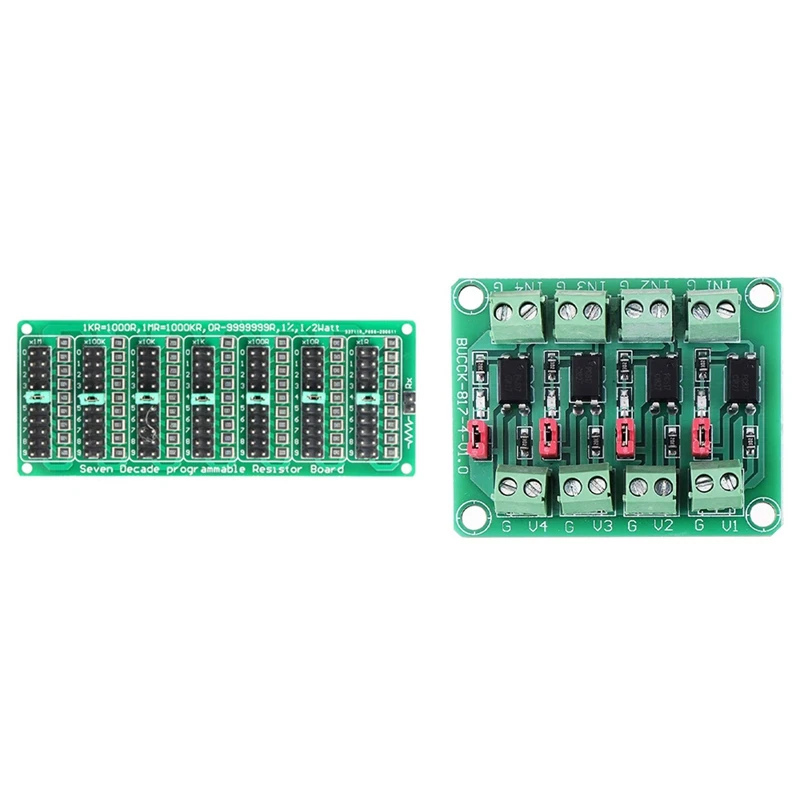 7 Decade 1R - 9999999R Programmable SMD Resistor With Voltage Isolation Board Control Switching Driver Module | Строительство и