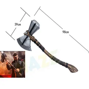 

Hot Movie Avengers Infinity War Thor Stormbreaker Axe Cosplay Prop Fancy Dress Party Handmade 1：1 Prop Collection With Box