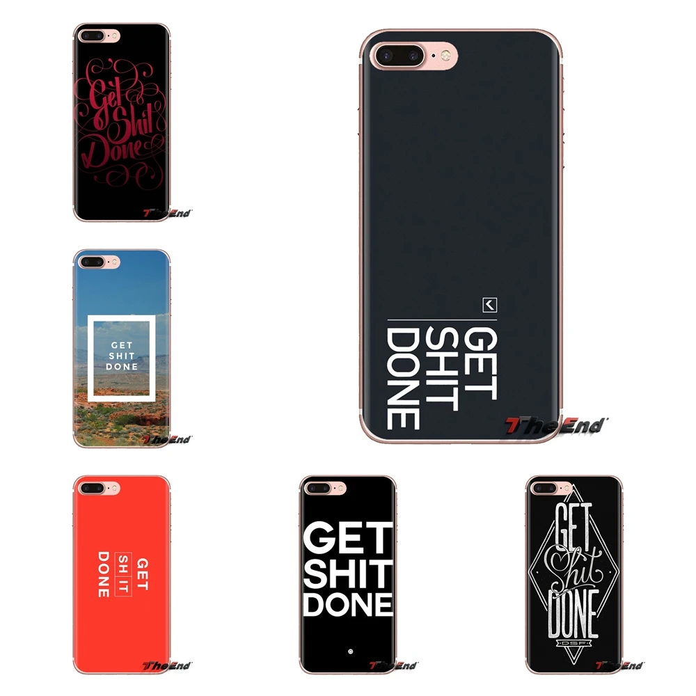 Ways To GET SHIT DONE Artwork Silicone Cover For Huawei Honor 7X V10 6C V9 6A Play 9 Mate 10 Pro Y7 Y5 P8 P10 Lite Plus GR5 2017 | Мобильные