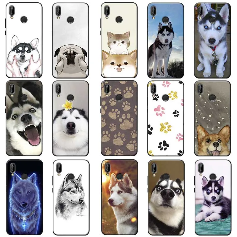 Husky footprint Paw cute Puppy Dog Soft Silicone Phone Case for xiaomi redmi note 7 k20 pro 5 6 4x 7a |