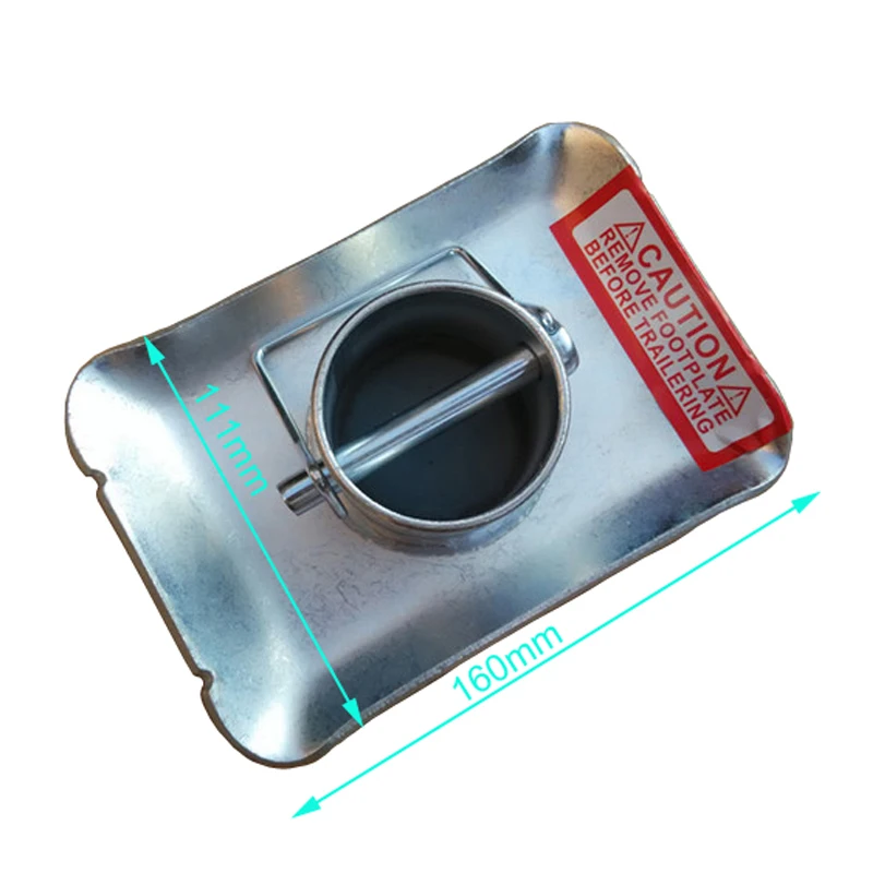 a frame trailer jack with foot 4副本