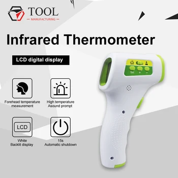 

Forehead Thermometer Infrared Digital LCD Body Measurement Non Contact Body termometro Measurement Device thermometer