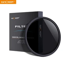 K & f conceito nd2 para nd400 40.5mm fino fader variável ajustável nd neutro densidade lente filtro pano de limpeza frete grátis