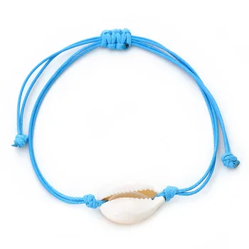 HI MAN Trendy Natural Shell Hand-woven Bracelet Shell Bracelets Ocean Summer Beach Wristband Charm Jewelry Gift Drop Shipping