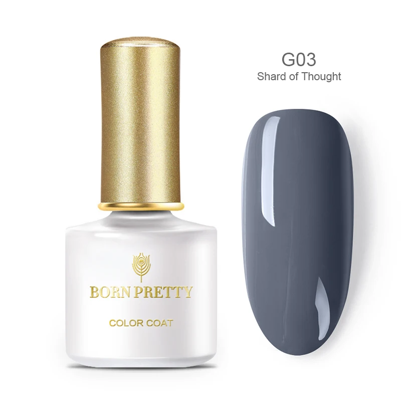 G03 BORN PRETTY, 6 мл, серия Cafe, Гель-лак для ногтей, чистый цвет, замачивается, УФ светодиодный Гель-лак, 60 цветов, маникюрный лак, долговечный - Цвет: G03