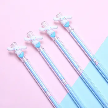 

48PCS Cartoon Cute Rabbit Silicone Gel Pen Cute Yu Gui Dog Animal Pen Students Quick-Drying Ink Pen Kawaii School Supplies