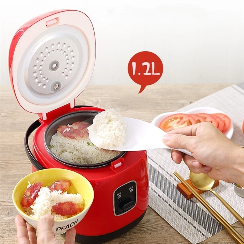 1.2L Mini Electric Rice Cooker Intelligent Automatic Household Kitchen