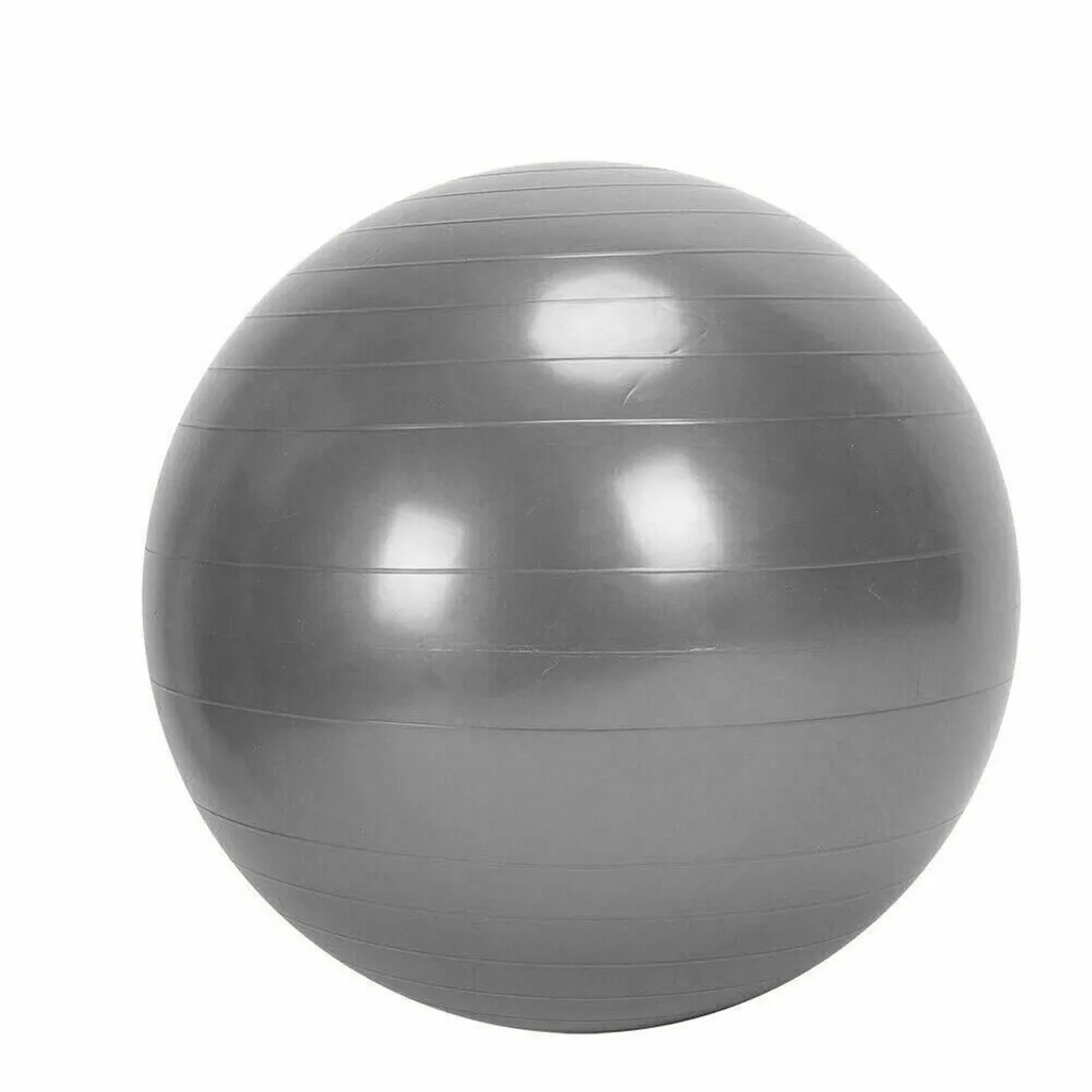 Silver 65 см тренажерный мяч фитнес ядро беременность роды анти взрыв - Цвет: Silver