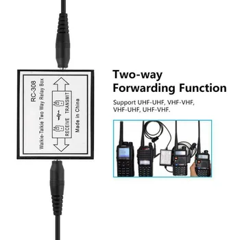 

Newest RC-308 Two Way Radio Relay Walkie Talkie Repeater Box K Port For Two Handheld Radio Baofeng UV-5R BF-888S KENWOD TYT