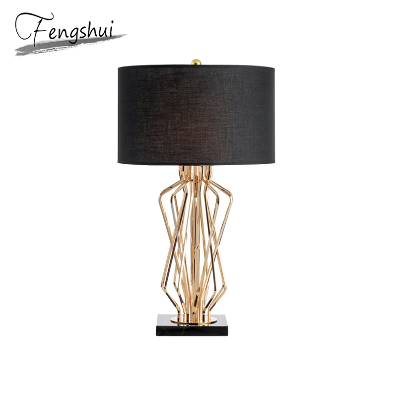 

Luxury Desk Lamp Tiffany Iron Cloth LED Table Light Table Lamp design Desk Lights Bedroom Bedside living room Light Fixtures