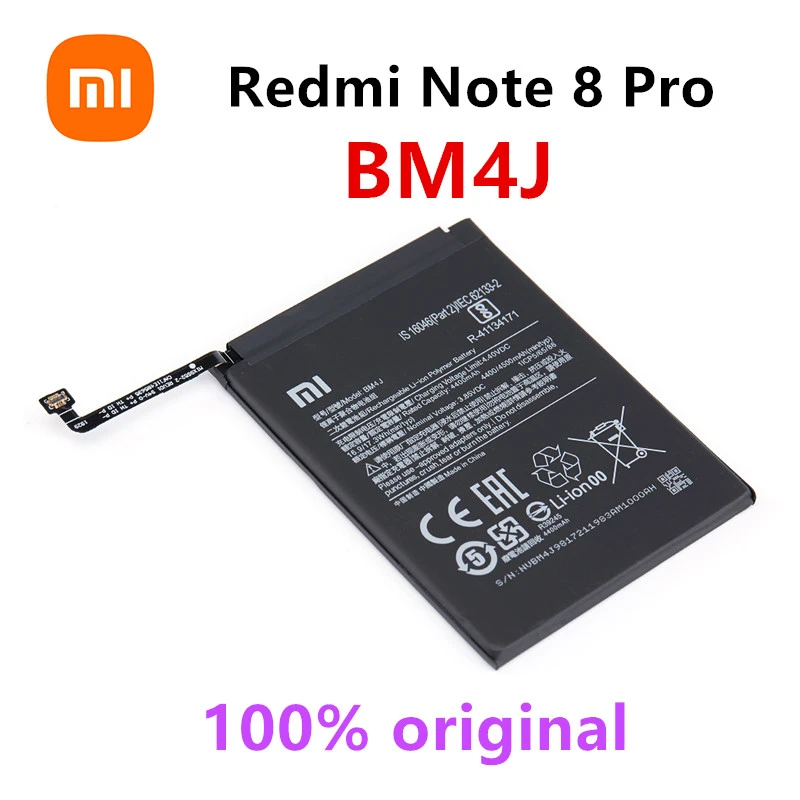 Xiaomi Redmi Note 8 Pro携帯電話用のオリジナルバッテリー 交換用バッテリー 4500mah 高品質 携帯電話電池 Aliexpress